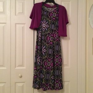 NWOT Danny and Nicole Dress with Cardigan Size 8